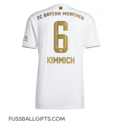 Bayern Munich Joshua Kimmich #6 Fußballbekleidung Auswärtstrikot 2022-23 Kurzarm